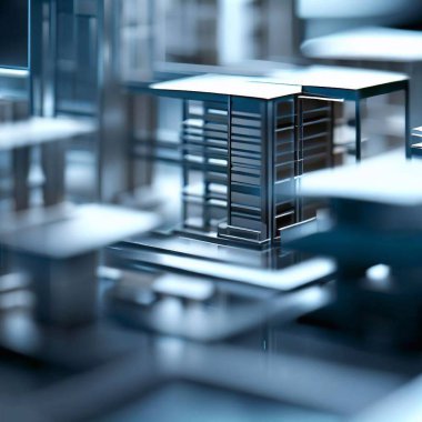 Modern mimari bir yapı ve doku.