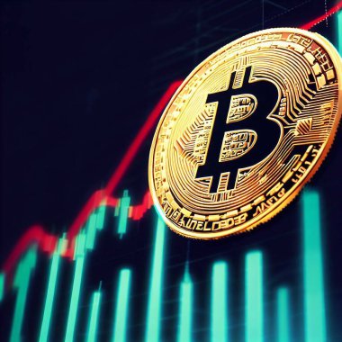 Bitcoin döviz kuru büyüyen bir grafiktir