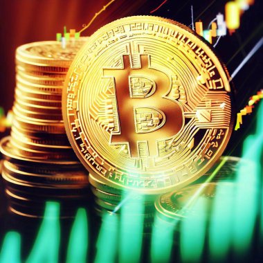 Bitcoin döviz kuru büyüyen bir grafiktir