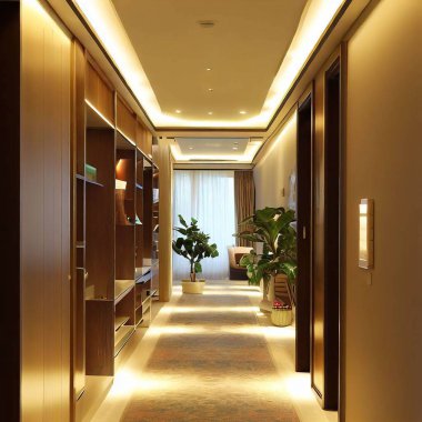 Apartman iç dizayn projesi.