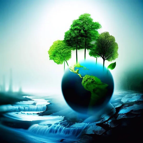 Milieubescherming Natuurbehoud — Stockfoto