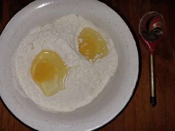 調理用の鶏の卵 — ストック写真