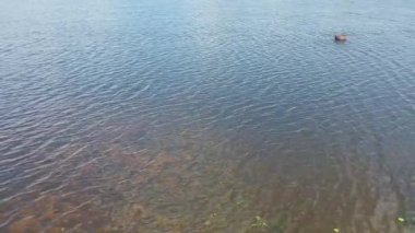 Toprak setten akan nehir suyu dokusu