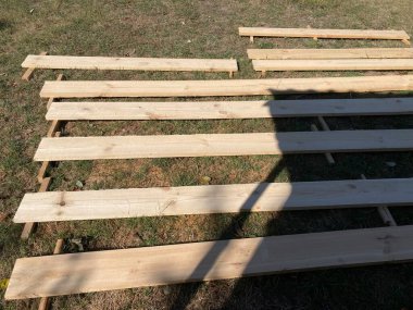 Kereste ve resim için hazırlanıyor.