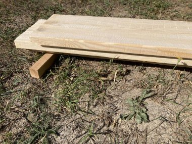 Kereste ve resim için hazırlanıyor.