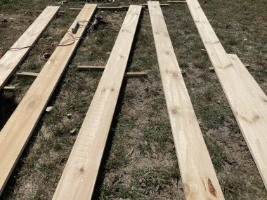 Kereste ve resim için hazırlanıyor.