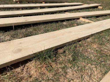 Kereste ve resim için hazırlanıyor.