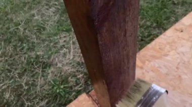 Yağ boyasıyla kereste boyamak