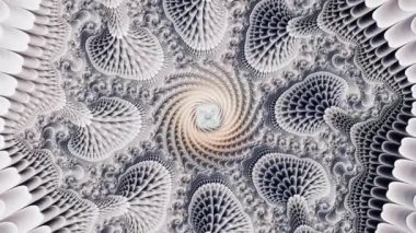 4k Soyut Çok Renkli Hareket Grafikleri arka planı. Ya da yoga, kulüpler, şovlar, mandala, fraktal animasyon için. Güzel parlak süs..