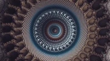 4k Soyut Çok Renkli Hareket Grafikleri arka planı. Ya da yoga, kulüpler, şovlar, mandala, fraktal animasyon için. Güzel parlak süs..