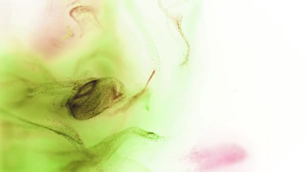 Визуальные Иллюзии Дымовые Волны Абстрактная Движущаяся Жидкость Психоделическая Абстракция Гипноза — стоковое видео