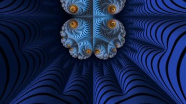 4k Soyut Çok Renkli Hareket Grafikleri arka planı. Ya da yoga, kulüpler, şovlar, mandala, fraktal animasyon için. Güzel parlak süs..