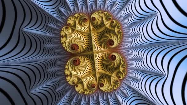 Abstract Veelkleurige Motion Graphics Achtergrond Voor Yoga Clubs Shows Mandala — Stockvideo