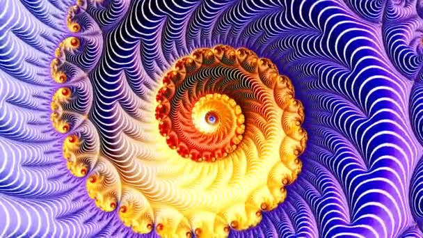 Abstraktní Pestrobarevné Pozadí Pohybové Grafiky Nebo Jógu Kluby Výstavy Mandalu — Stock video