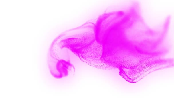 Визуальные Иллюзии Дымовые Волны Абстрактная Движущаяся Жидкость Компьютерная Графика Оформления — стоковое видео
