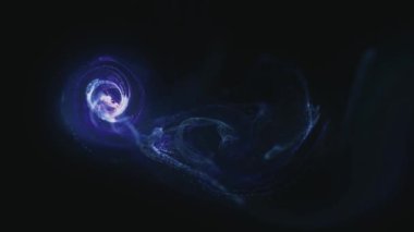 Taşıma sıvısı soyut. Görsel yanılsamalar, hareket eden dalgalar. Hipnoz için psikedelik soyutlama. 