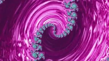 Fraktal çok renkli hareket, grafik arkaplan. Video jokeyi olmak için arka plan, VJ. Konserler, gece kulüpleri ve aksaklıklar için bilgisayar grafikleri. Ya da yoga, kulüpler, şovlar, mandala, fraktal animasyon için.