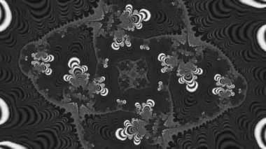 Çok renkli parlak fraktal içinde kamera hareketi, doğal bir süs eşyası gibi. Video jokeyi olmak için arka plan, VJ. Konserler, gece kulüpleri ve aksaklıklar için bilgisayar grafikleri. Ya da yoga, kulüpler, şovlar, mandala, fraktal animasyon için. 