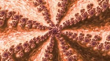 Fraktal çok renkli hareket. Video jokeyi VJ için arka plan.