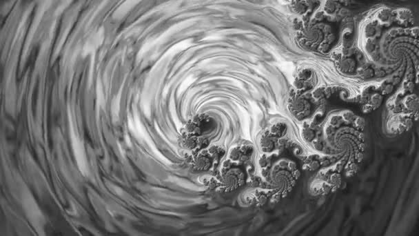 Fraktální Mnohobarevný Pohyb Grafické Pozadí Psychedelická Abstrakce Pro Hypnózu Pozadí — Stock video