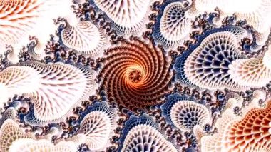 Sonsuz Dönüşen Güzel Dinamik Fraktal Evrim. Sürekli değişen bir fraktalın büyüleyici yolculuğuna tanık olun, ihtişamdan karmaşıklığa kusursuz bir geçiş, matematiksel sanatın bir senfonisi..