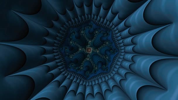 Eternal Morphing Beauty Dynamische Fraktale Evolution Erleben Sie Die Faszinierende — Stockvideo