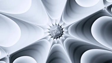 4k Soyut Çok Renkli Hareket Grafikleri arka planı. Fraktal dizilim 3 boyutlu. Yoga, kulüpler, gösteriler, mandala, fraktal animasyon.