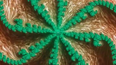 4k çözünürlüklü fraktal modellerin büyüleyici spiral tasarımı. Karmaşık 3 boyutlu fraktal desenlerin büyüleyici bir görüntüsü, büyüleyici 4K çözünürlüklü renklerin ve şekillerin büyüleyici dansında sarmalanıyor..