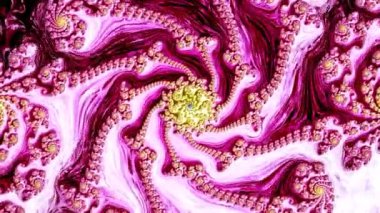 4k çözünürlüklü fraktal modellerin büyüleyici spiral tasarımı. Karmaşık 3 boyutlu fraktal desenlerin büyüleyici bir görüntüsü, büyüleyici 4K çözünürlüklü renklerin ve şekillerin büyüleyici dansında sarmalanıyor..