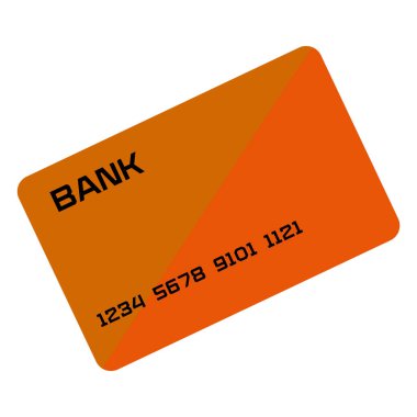 Kredi Kartı Vektörü Düz Simgesi. Çevrimiçi ödeme. Banka kartı çekilişi. Asgari Stil Alışveriş Bankası. Finansal işlemler, çevrimiçi ödemeler konsepti. Web sitesi tasarımı için vektör illüstrasyonu