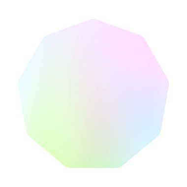 Vektör Gökkuşağı Yapıştırıcısı. Yeşil mavi ve eflatun rengi daireler. Boş şablon. Etiket için boş maket. Vektör Ombre izole edilmiş illüstrasyon, Geometrik biçim, Parlak Çokrenkli ve Boş.