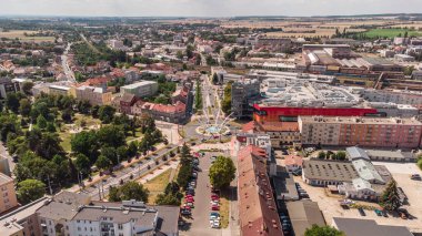 Hradec Kralove from above, Czechia