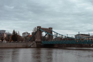 Grunwald Köprüsü. Wroclaw Polonya