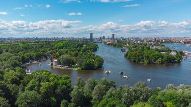 Berlin, Spreepark, Nehir ve Tekneler, Yukarıdan Görünüm