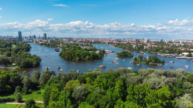 Berlin, Spreepark, Nehir ve Tekneler, Yukarıdan Görünüm