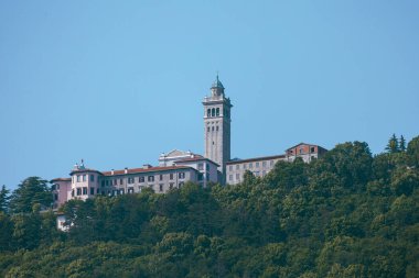 Sveta Gora 'daki Aziz Mary Sığınak Bazilikası, Soca Vadisi, Friuli Venezia Giulia, Julian Alps