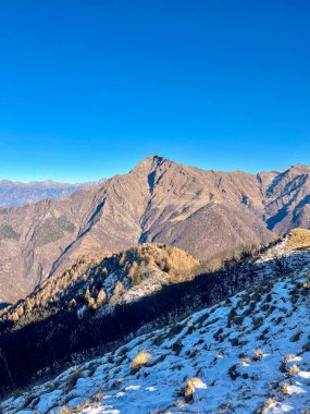 Dağların güzel manzarası