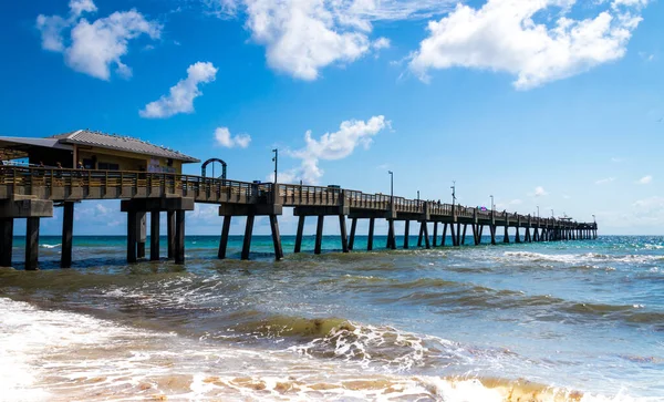 Dania Beach Usa April 2023 Dania Beach Pier Landskap Florida — Stockfoto
