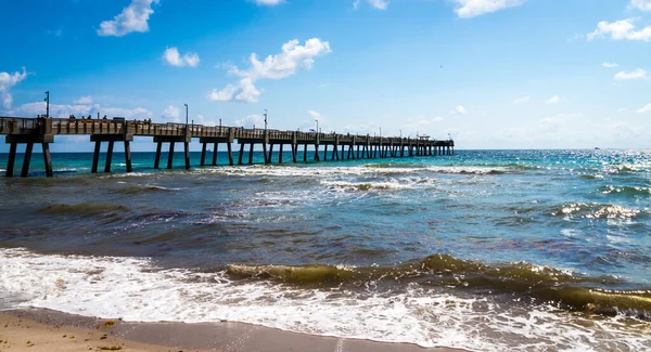 Dania Beach Pier Landskap Florida — Stockfoto