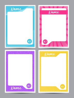 Nokta dokusu arkaplanı olan resim kartı düzeneği