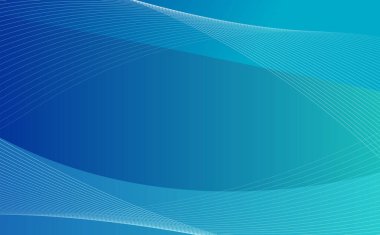 dinamik akışkan dalga çizgisinin yatay olduğu soyut mavi arkaplan 