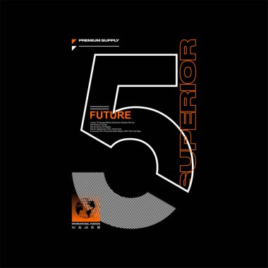 Tişört, gömlek, marka ve diğer giyim endüstrilerinin üretimi için basit, zarif ve trend tarzına sahip vektör tasarımı