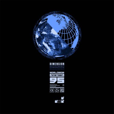 Tişört, gömlek, marka ve diğer giyim endüstrilerinin üretimi için basit, zarif ve trend tarzına sahip vektör tasarımı