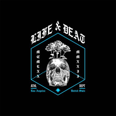 Tişört, gömlek, marka ve diğer giyim endüstrilerinin üretimi için basit, zarif ve trend tarzına sahip vektör tasarımı