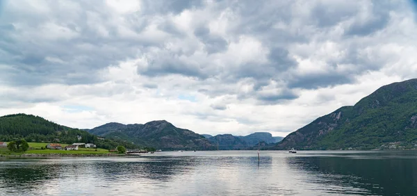 Krásné Norské Fjordy Poblíž Stavangeru — Stock fotografie