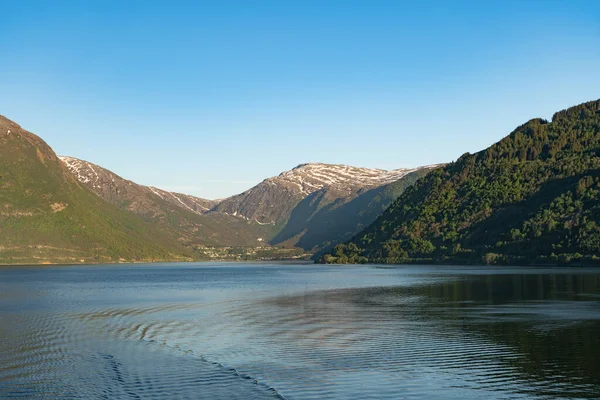 Krásné Norské Fjordy Slunečného Dne — Stock fotografie
