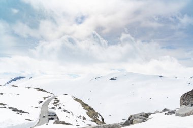 On top of the Dalsnibba mountain in Norway