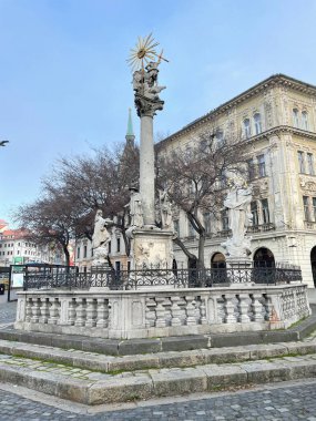 Bratislava, Slovakya 'daki ünlü Veba Sütunu