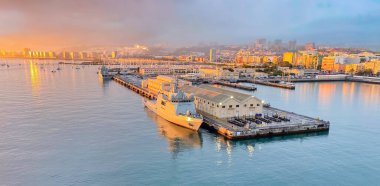 Gran Canaria 'daki Las Palmas Limanı, 01. Aralık 2023, Las Palmas, İspanya