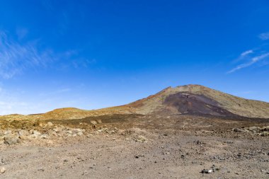 Kayalık ve çöl Tenerife, İspanya manzarası gibi